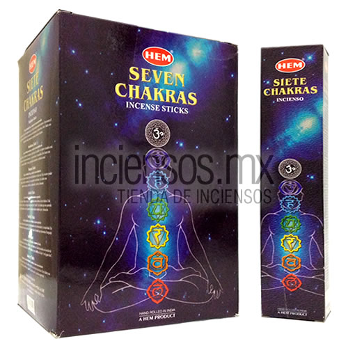 Incienso HEM Siete Chakras