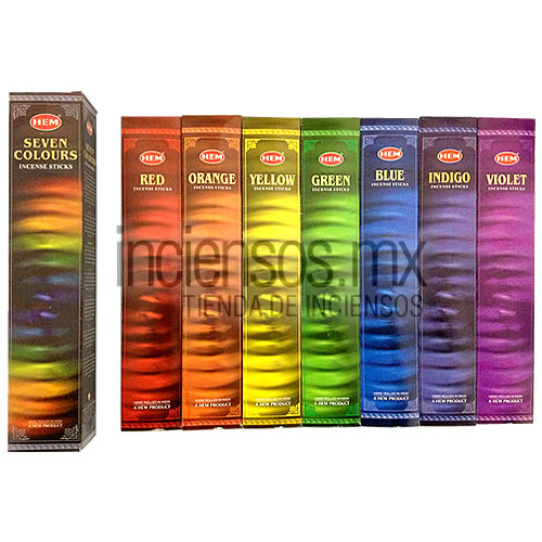 Incienso HEM Siete Colores