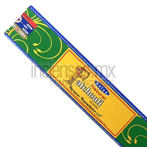Incienso Satya Natural Patchouli (15 gramos)