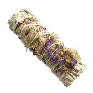 Salvia Blanca + Flor de Mirto (4 pulgadas)