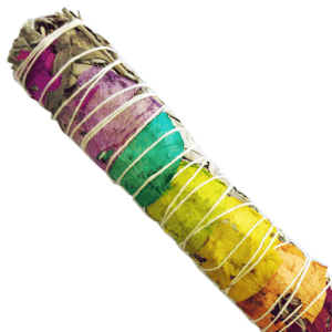 Salvia Blanca + Pétalos de 7 Colores (9 pulgadas)