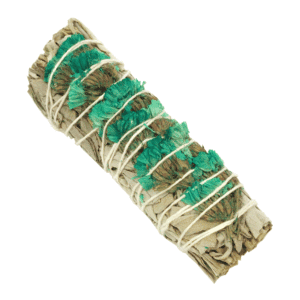 Salvia Blanca + Sinuata Azul Turquesa (4 pulgadas)