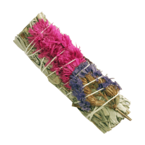 Salvia Blanca + Sinuata Morada + Plumosa (4 pulgadas)